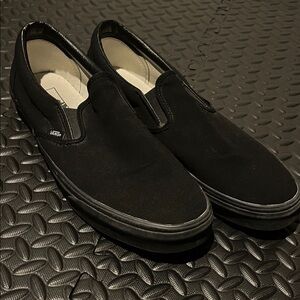 Vans Classic Slip On Black Mens Size 14 Canvas Shoes